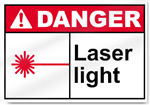 Laser Light Danger Signs